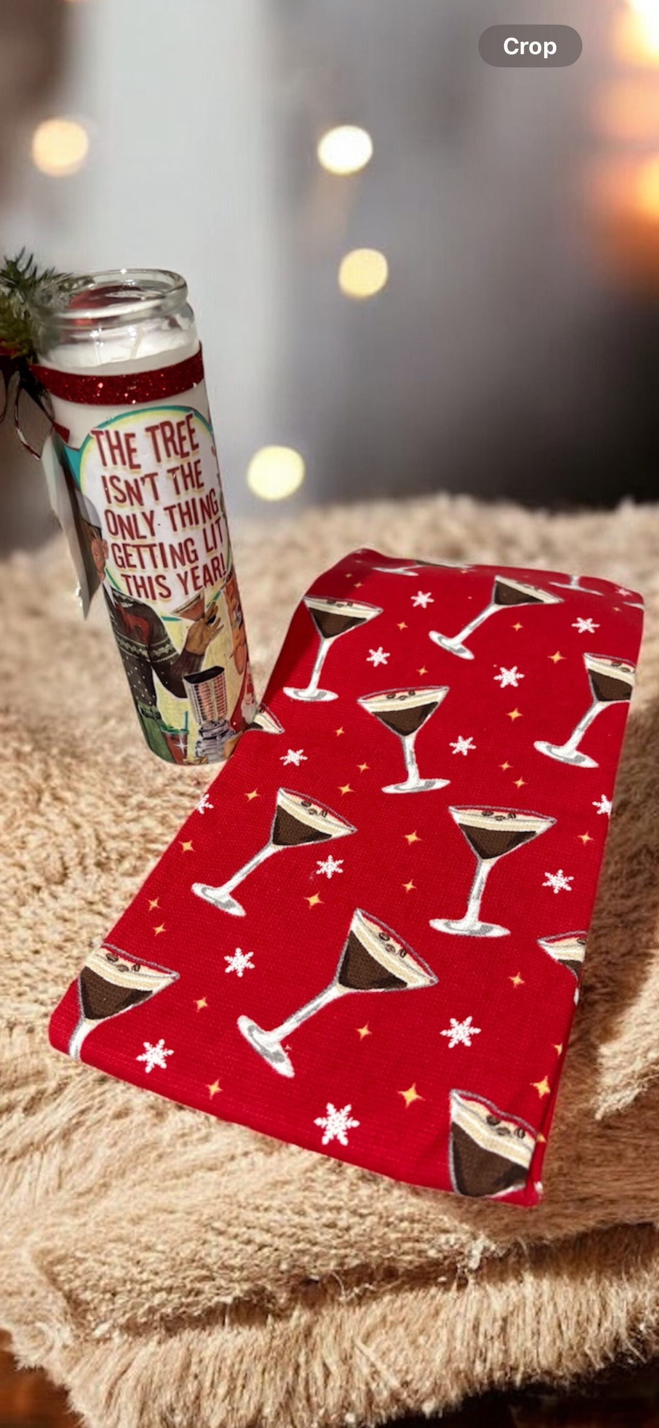 Christmas dish towel set