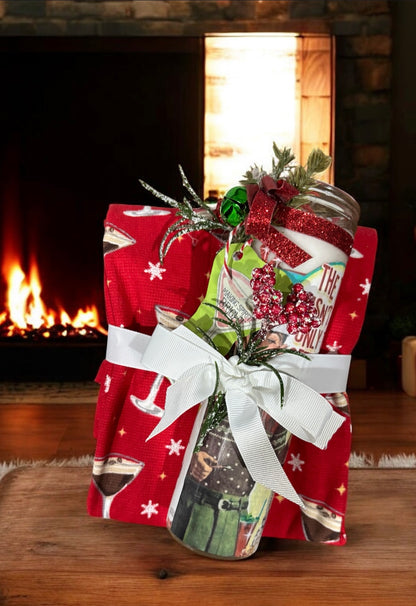 Christmas dish towel set