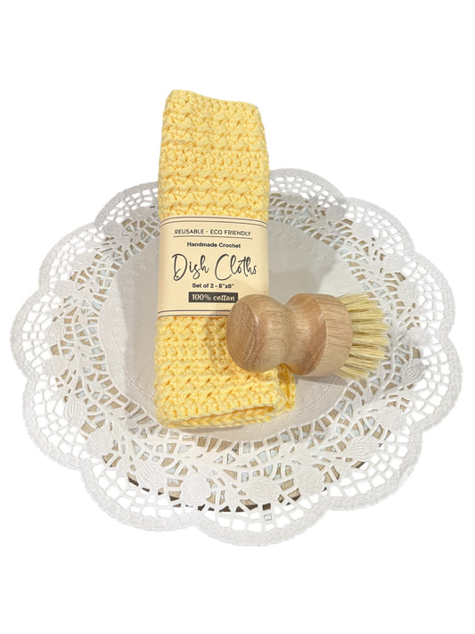 Cleaning supplies gift bag