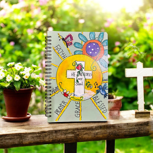 Hand painted journal