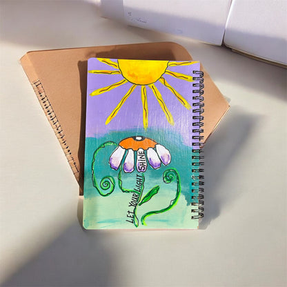 Hand painted journal