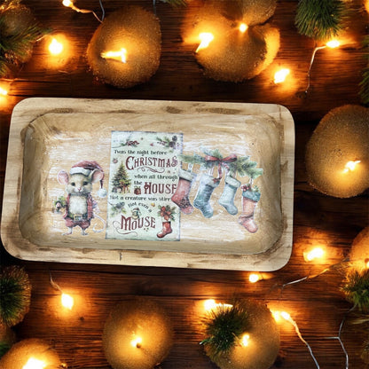 Christmas dough bowl