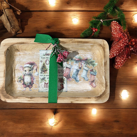 Christmas dough bowl